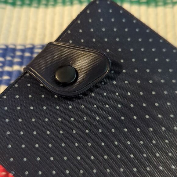 Vintage Blue and white polka dot wallet - Picture 7 of 8